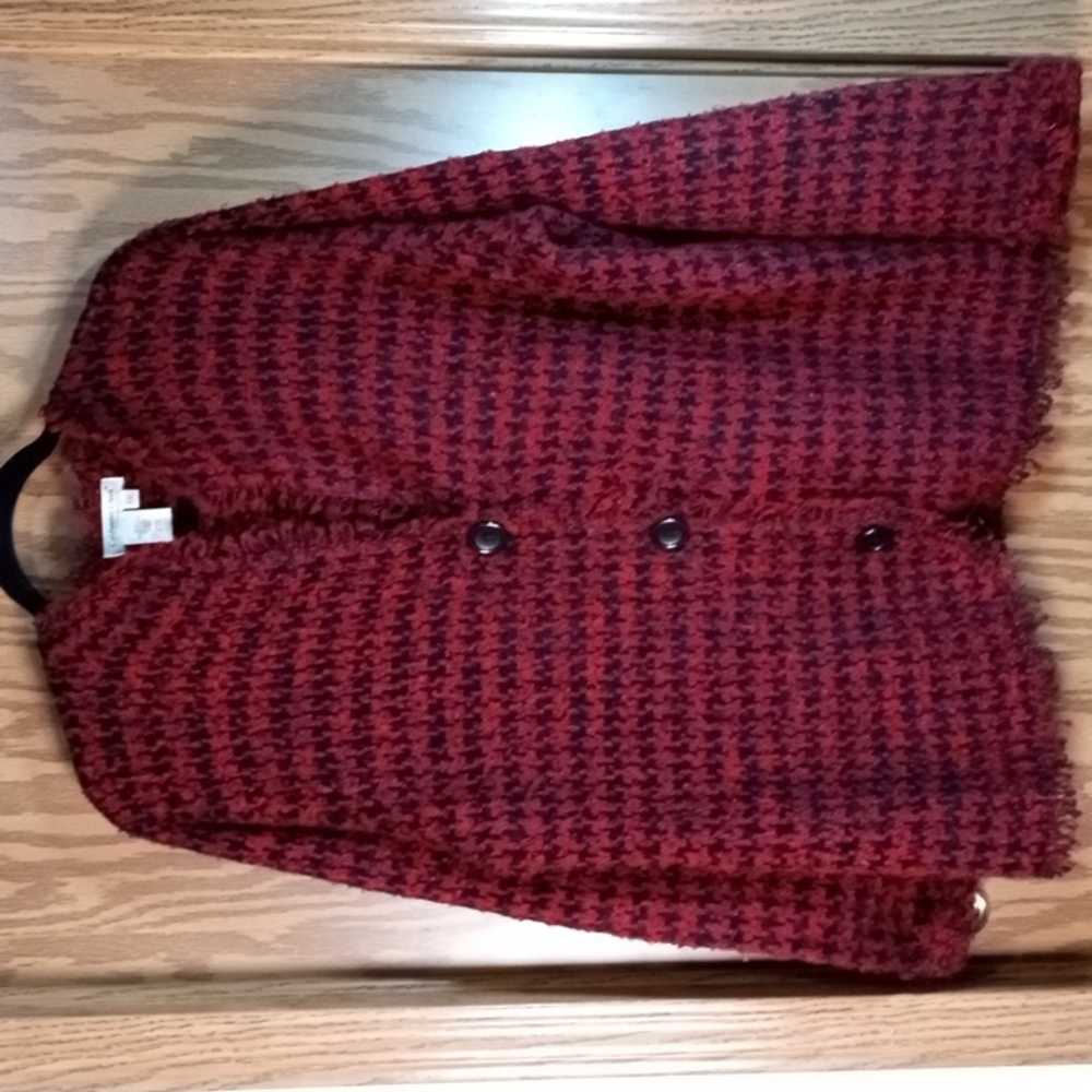 Coldwater Creek, Made in Hong Kong, Vintage, Houndstooth, Wool, Professi…
